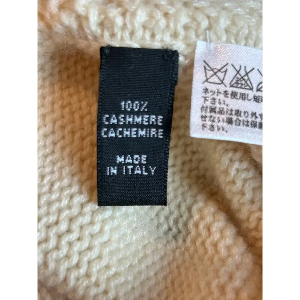 CHANEL Logo Cashmere Hat Beanie
